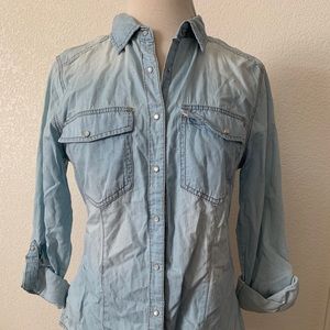 Denim blouse